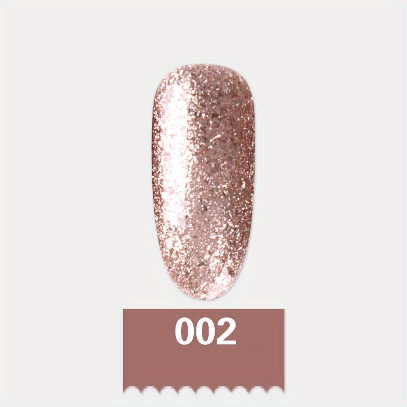 Reflective Glitter Gel Nail Polish Sparkly Gel Varnish DIY Manicure