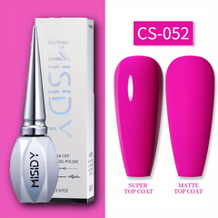 15ml Neon Gel Nail Polish Set - Hot Pink, Purple, Yellow