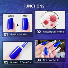 Professional Nail Kit with Dehydrator, Bond Primer, Cuticle Fast Air Dry