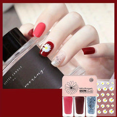 3pcs Peelable Water based Nail Polish Set Quick Drying Lasting Nail Lacquers