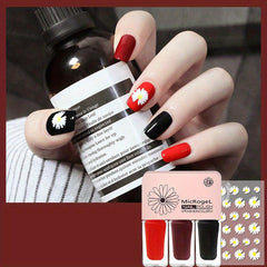 3pcs Peelable Water based Nail Polish Set Quick Drying Lasting Nail Lacquers