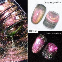 9D Cat Eye Gel Nail Polish Chameleon Magic Galaxy Effect Soak Off Varnish