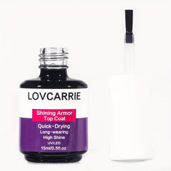 No Wipe Top Coat Gel Nail Polish High Gloss Shine Finish