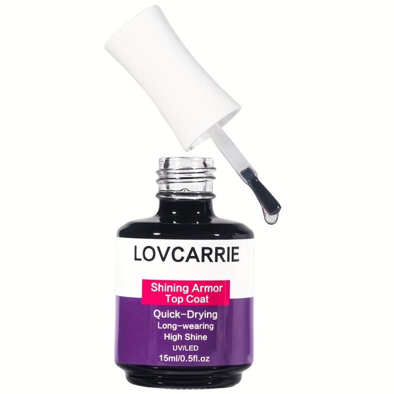 No Wipe Top Coat Gel Nail Polish High Gloss Shine Finish