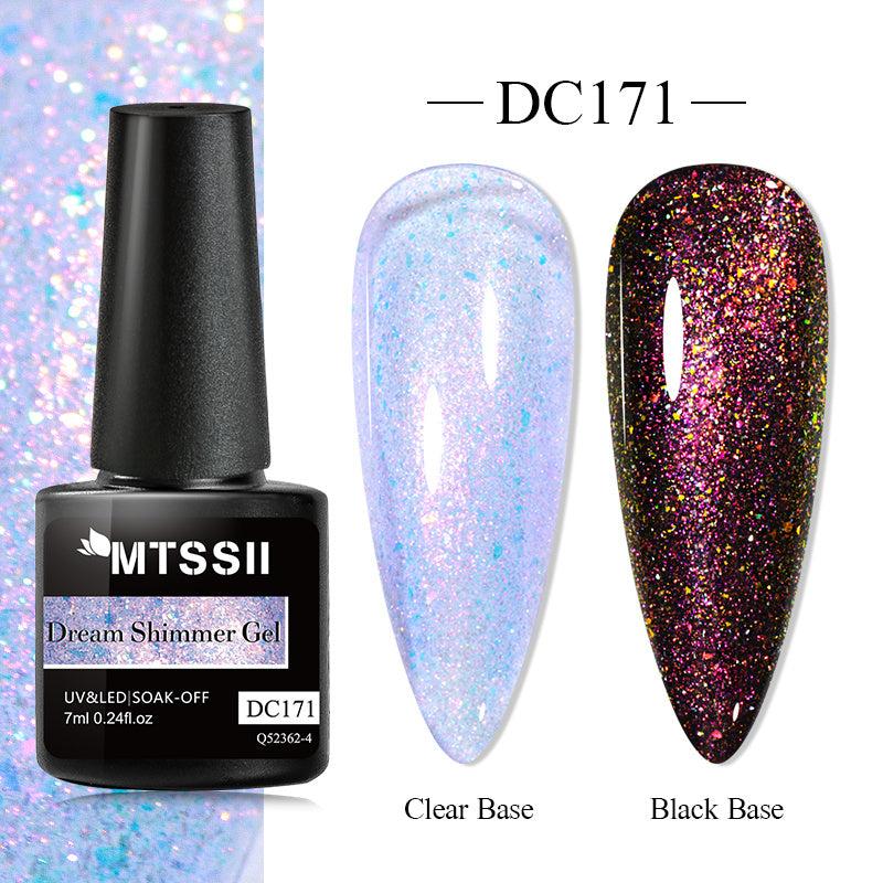 7ml Holographic Mermaid Nail Polish Glitter Gel Varnish Lacquer