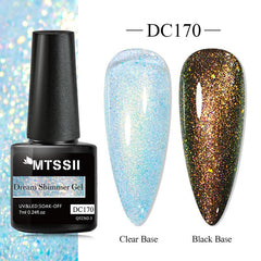 7ml Holographic Mermaid Nail Polish Glitter Gel Varnish Lacquer