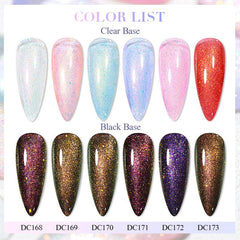 7ml Holographic Mermaid Nail Polish Glitter Gel Varnish Lacquer