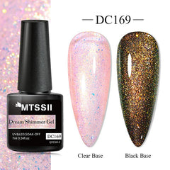 7ml Holographic Mermaid Nail Polish Glitter Gel Varnish Lacquer