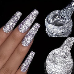 10ml Reflective Glitter Gel Nail Polish for Manicure Nail Art