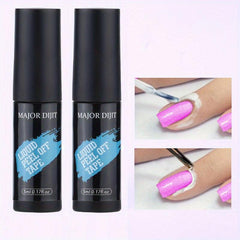 2pcs Nail Peel Off Liquid Set Anti Overflow Glue Edge Latex Tape