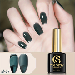 Translucent Tortoise Shell Jelly Crystal Gel Nail Polish