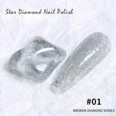 Cat Eye Gel Nail Polish Glitter UV Sequins Reflective Dust