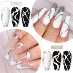 5ml Metallic Gel Nail Polish Mirror Metallic Painting Liner Gel Polish
