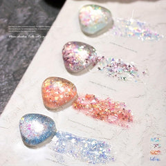 Glitter Sequins Uv Nail Gel Polish Set