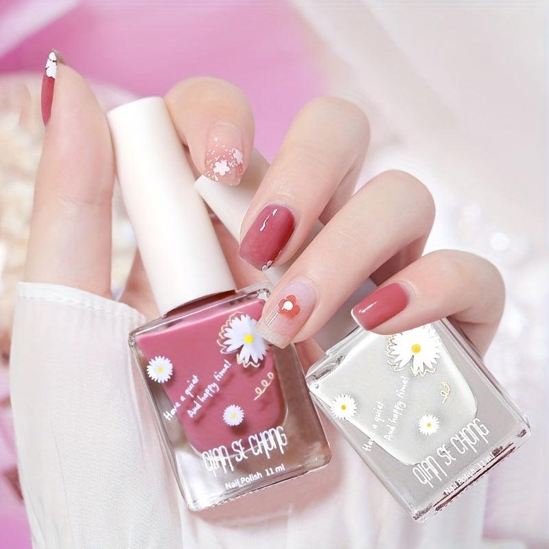 Water-Based Multicolor Nail Polish No Baking Quick Dry Odorless Lacquer