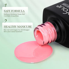 6pcs Gel Nail Polish Kit Green Yellow Gel Polish Set Soak Off For Manicure