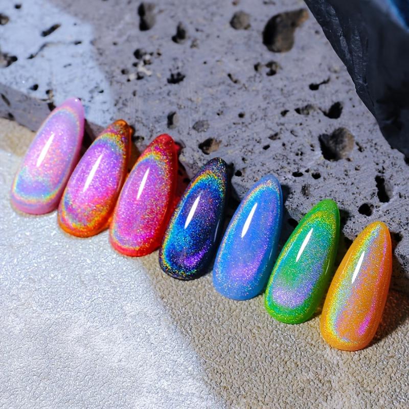 Cat's Eye Nail Powder Chameleon Magnetic Powder Mirror Effect Pigment
