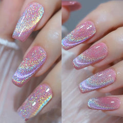 Cat's Eye Nail Powder Chameleon Magnetic Powder Mirror Effect Pigment
