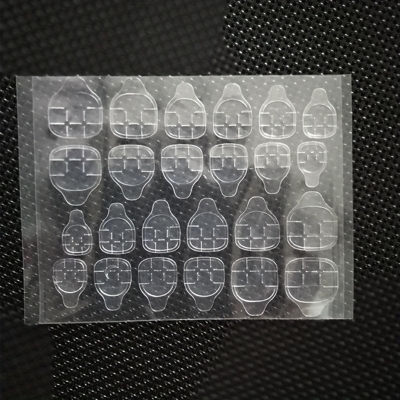 Double Side Glue Nail Sticker Press On Nail Tabs Waterproof False Nail Tips