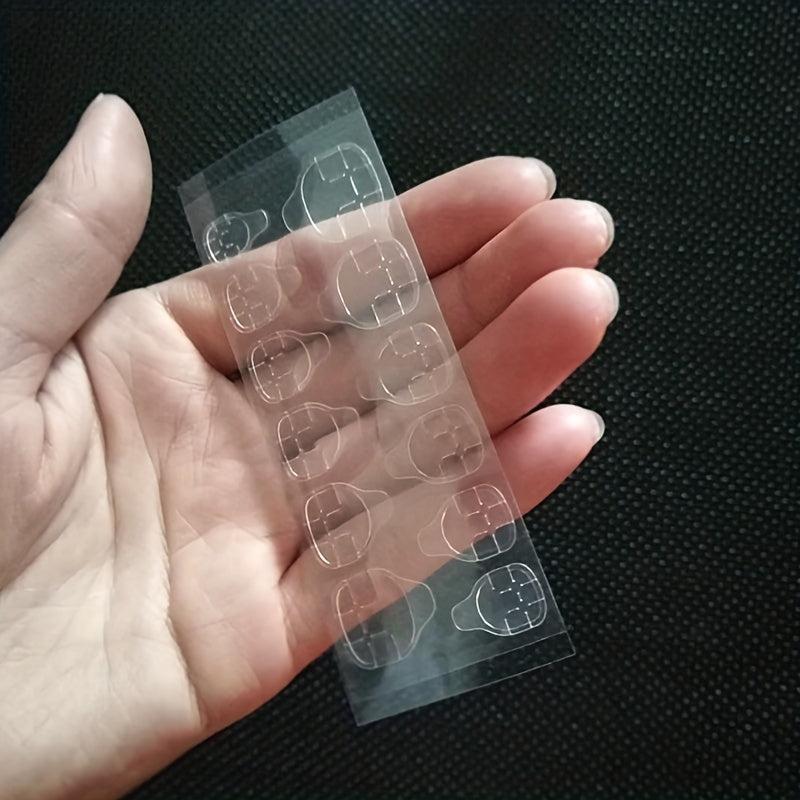Double Side Glue Nail Sticker Press On Nail Tabs Waterproof False Nail Tips