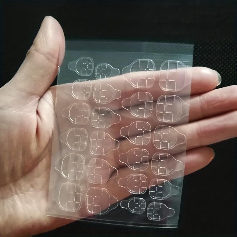 Double Side Glue Nail Sticker Press On Nail Tabs Waterproof False Nail Tips