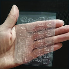 Double Side Glue Nail Sticker Press On Nail Tabs Waterproof False Nail Tips