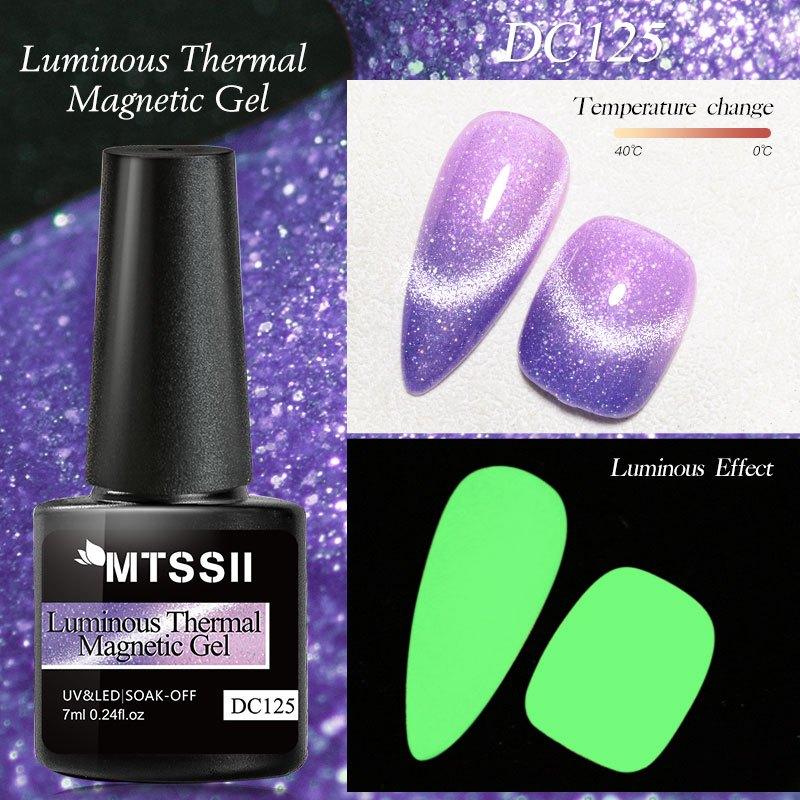 Cat Eye Gel Polish Glitter Soak Off Nail Polish