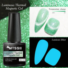 Cat Eye Gel Polish Glitter Soak Off Nail Polish