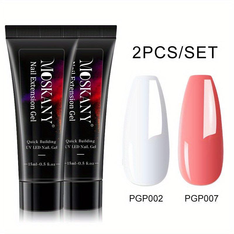 15ml Nail Extension Gel Set Glitter Sequin Building Gel