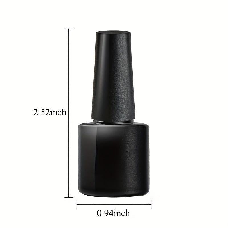 Glitter Gel Nail Polish Silver Sparkle Soak Off for DIY and Salon Use
