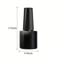 Glitter Gel Nail Polish Silver Sparkle Soak Off for DIY and Salon Use
