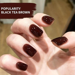 15ml Tea Brown Gel Nail Polish Spring Summer Pop Gel Polish