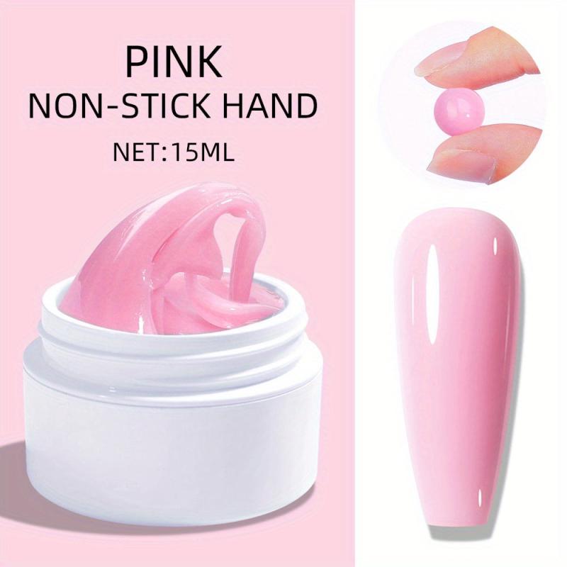 Clear Pink Nude Nail Extension Gel for Acrylic Nails