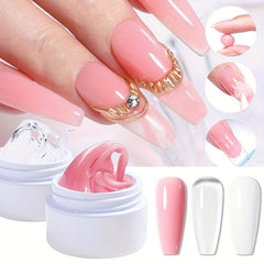 Clear Pink Nude Nail Extension Gel for Acrylic Nails