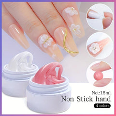 Clear Pink Nude Nail Extension Gel for Acrylic Nails