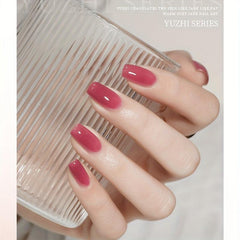 Nude Ice Transparent Jelly Nail Polish Glue for Nail Salon