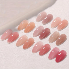Nude Ice Transparent Jelly Nail Polish Glue for Nail Salon