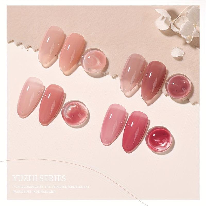 Nude Ice Transparent Jelly Nail Polish Glue for Nail Salon