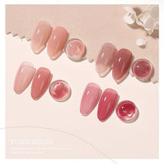 Nude Ice Transparent Jelly Nail Polish Glue for Nail Salon