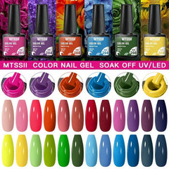 Neon Nude Gel Nail Polish Soak Off for Salon Manicures