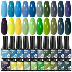 Neon Nude Gel Nail Polish Soak Off for Salon Manicures