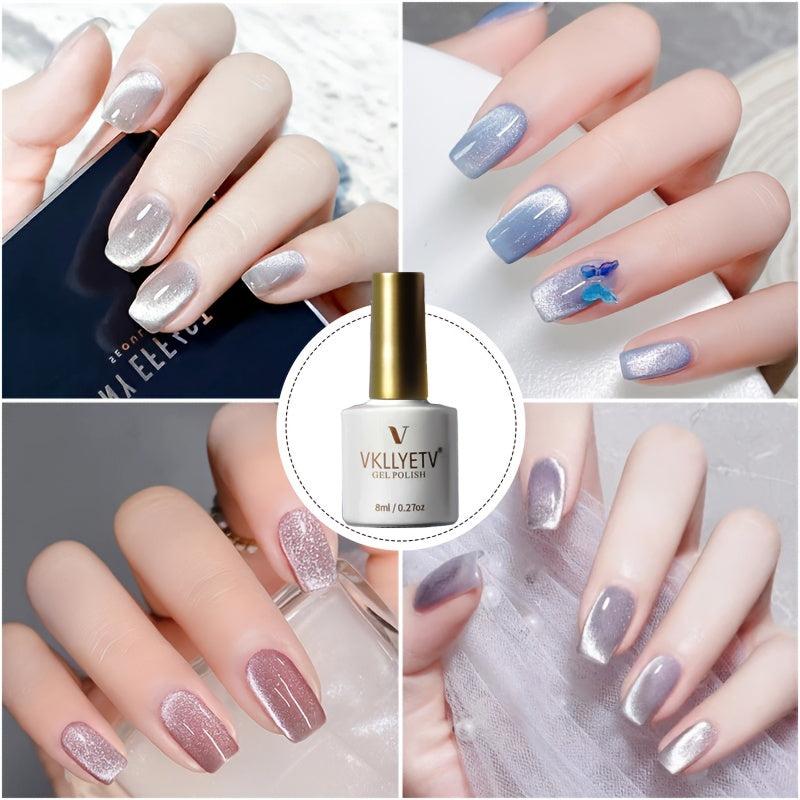 9 Colors Holographic Glitter Gel Nail Polish