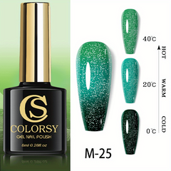 Color-Changing Reflective Glitter Diamond Gel Polish