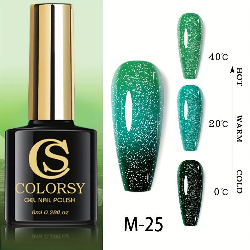 Color-Changing Reflective Glitter Diamond Gel Polish