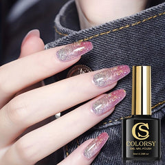 Color-Changing Reflective Glitter Diamond Gel Polish