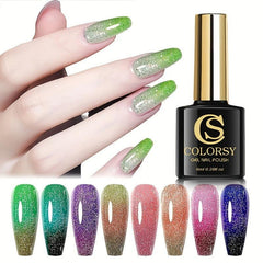 Color-Changing Reflective Glitter Diamond Gel Polish