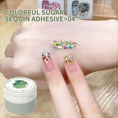 Glitter Gel Nail Polish Set - Holographic Broken Diamond Collection