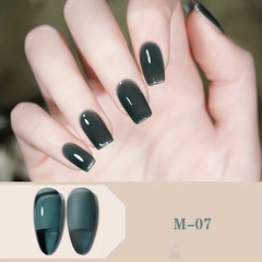 Crystal Gel Nail Polish Sheer Clear Tortoise Shell Nails Pink Amber Brown