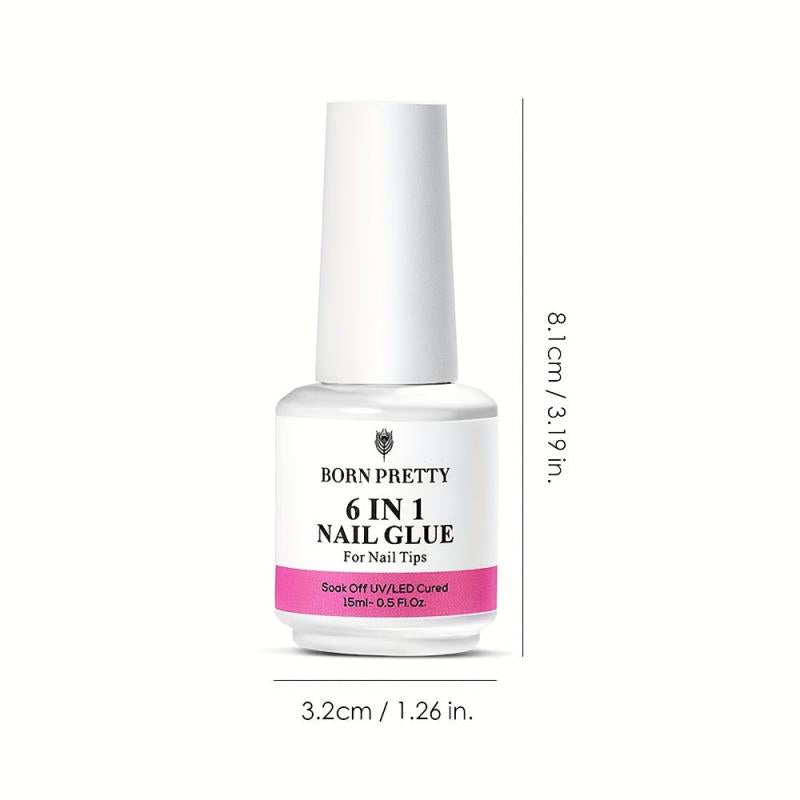 6-in-1 Nail Gel Builder Strengthener Extension Clear Gel DIY Nail Art