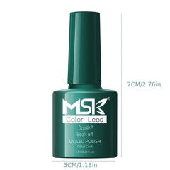 Yellow Pink Nail Gel Polish for Home and Salon